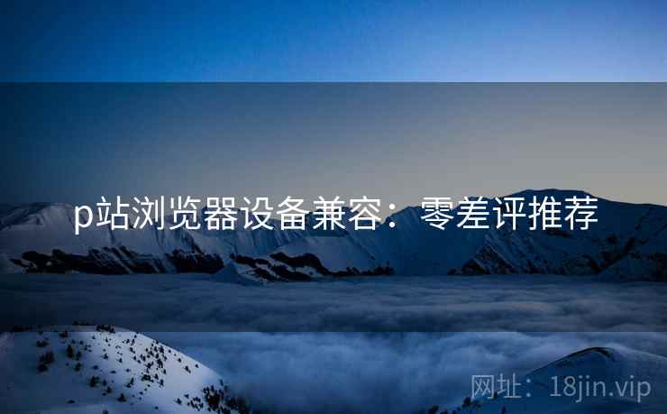 p站浏览器设备兼容：零差评推荐