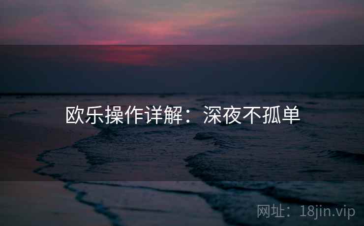 欧乐操作详解：深夜不孤单